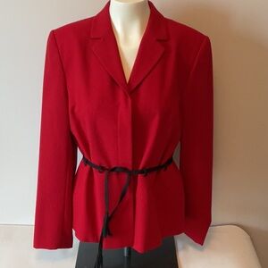 D'oraz Wool Belted Blazer